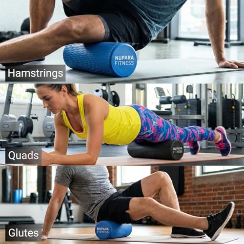 18 Inch Pink Foam Roller for Back, Legs, Hips - Large Exercise & Recovery Tool