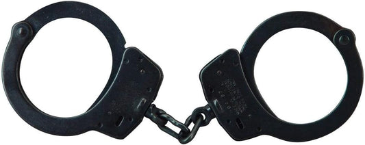 S&W 100 Blue Handcuffs - Durable Security Restraints for Law Enforcement