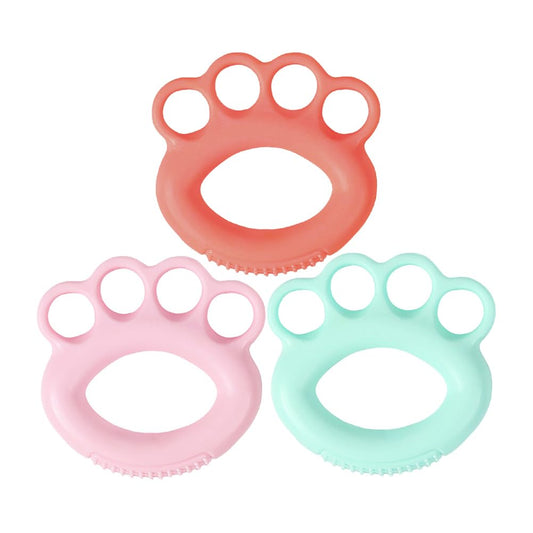 3Pcs Grip Ring Finger Strength Trainer, Hand Exerciser for Rehabilitation, Fitness, Assorted Colors, 10LB-30LB