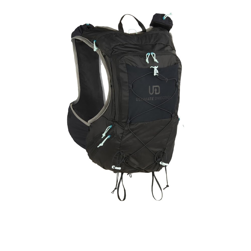 Ultimate Direction Adventure Vesta Women’s Hydration and Endurance Running Vest, 2L Hydration Bladder Compatible, Upgraded Fit and Finishes, Trekking Pole Loops, GPS Pocket, 2023 (Onyx, Small)