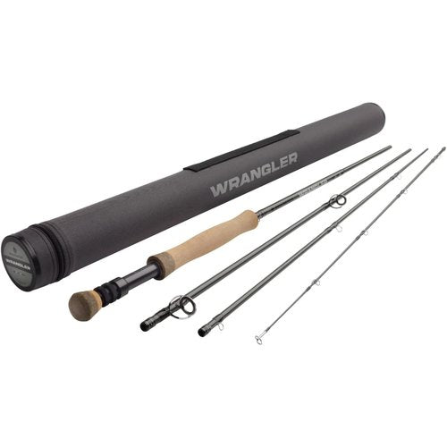 Redington Wrangler Fly Fishing Rod, 4-Piece Fly Rod, Durable Nylon Travel Tube, 5WT 9'0"