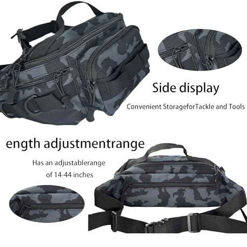 Fishing Fanny Pack for Men -Fishing Fanny Pack-Lightweight and Fishing Sling Pack