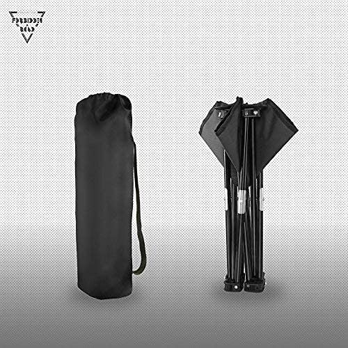 Forbidden Road Camping Stool Portable Footrest for Hiking Fishing Backpacking Beach Travel - Capacity 220lbs (Blue, 14.17 * 11.8 inch)