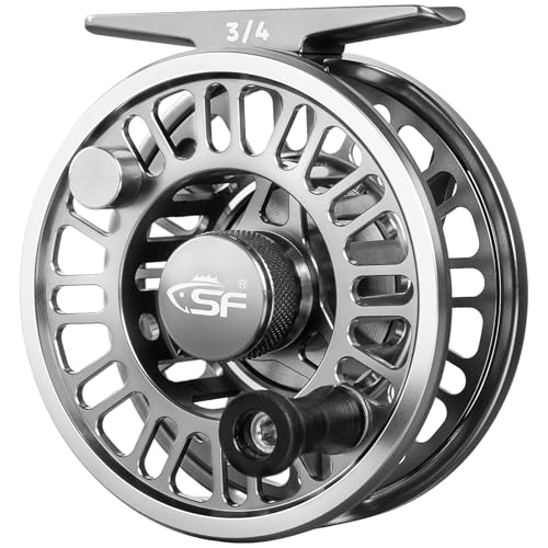 Fly Fishing Reel CNC Aluminum Mid Arbor Lightweight Saltwater Durable