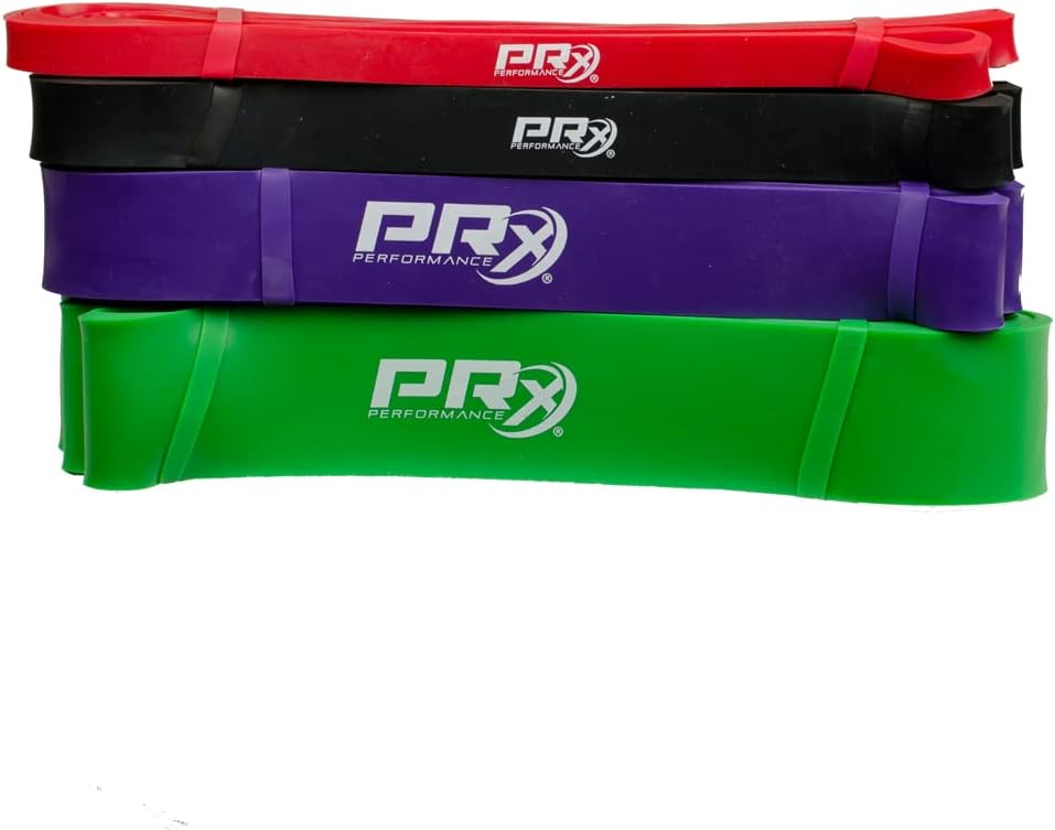 PRx Performance - Resistance & Stretch Band - Perfect for Pull-ups, Chin Ups, Muscle Ups, Power Lifting, Physical Therapy, Mobility Bands, Exercise Bands