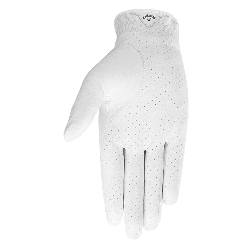 Callaway Golf Dawn Patrol Glove (Worn on Right Hand, White 2019, Medium/Large, Standard)