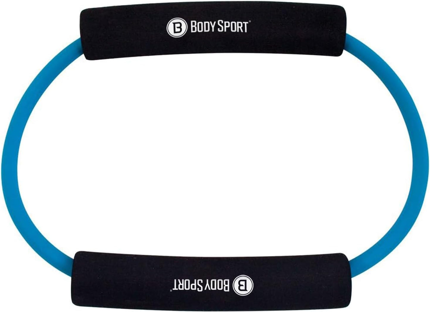 Body Sport Loop Tubing , Resistance Band with Foam Pad Handles for Strength Training and Rehabilitation