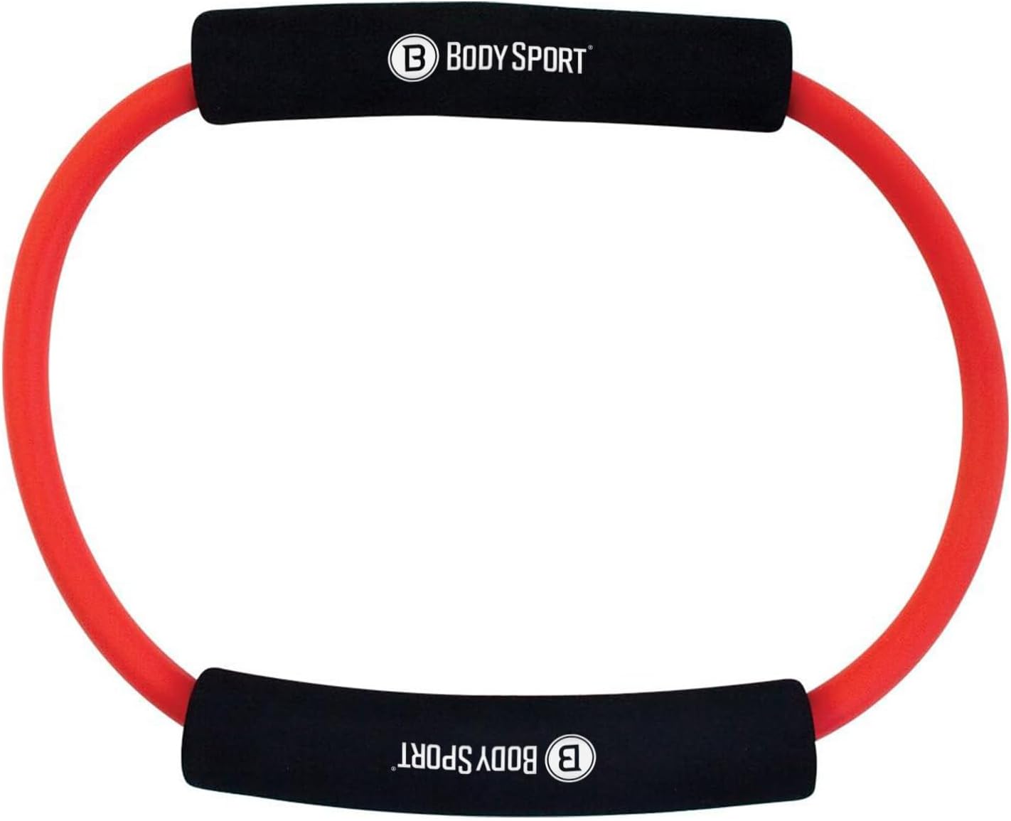 Body Sport Loop Tubing , Resistance Band with Foam Pad Handles for Strength Training and Rehabilitation