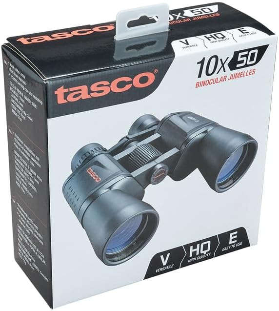 TASCO Essentials Porro Prism 170150 10X50 Black Porro Mc Box 6L