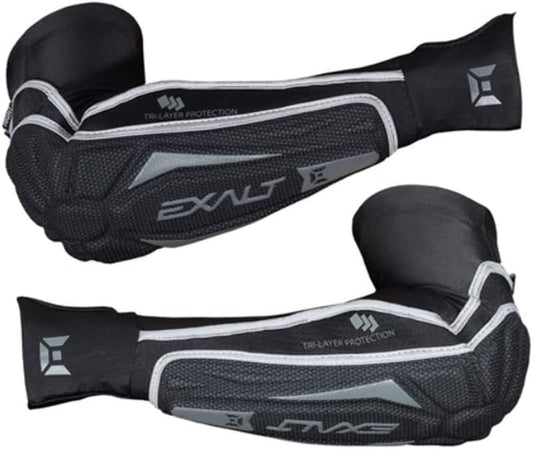 Exalt Paintball T3 Elbow Pads - Black/Grey - Large/X-Large