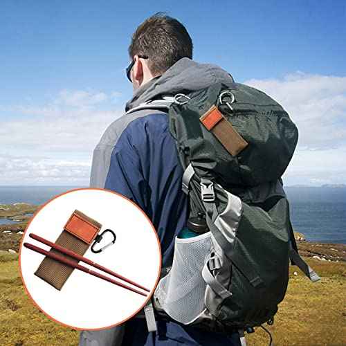 Foldable Chopsticks Travel Set - Rosewood & Copper, Portable & Reusable