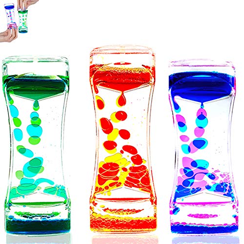 Liquid Motion Bubbler Timer Sensory Fidget Toy for Autism and Stress Relief