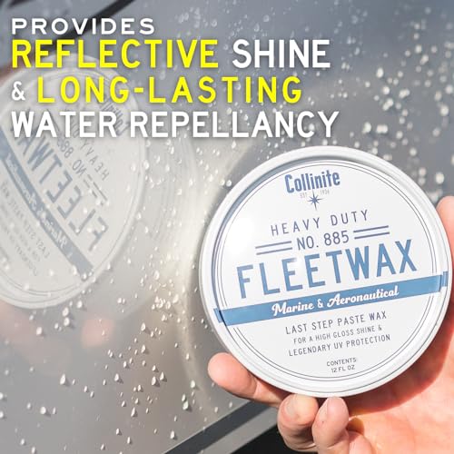 Marine & RV Heavy Duty Carnauba Wax Sealant - Long-Lasting Fiberglass Protection