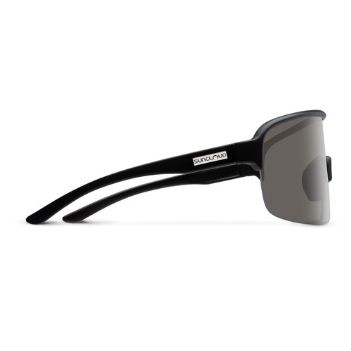 Suncloud Amplify Polarized Sunglasses – 100% UV Protection – Comfortable Fit, Trendy Design – for Men & Women – Matte Black + Polarized Gray Lenses