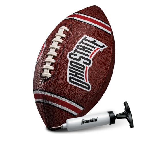 Kids NCAA Youth Football - Official Ohio State Buckeyes Junior Size with Team Logos