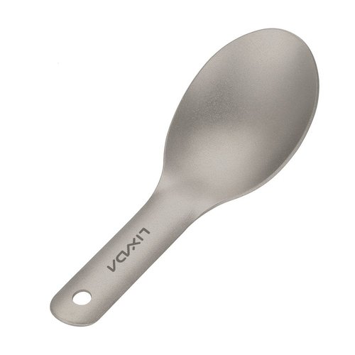 HUIOP Titanium Spoon, Ultralight, 1 Piece, Modern Style, 4.6 inches, Camping