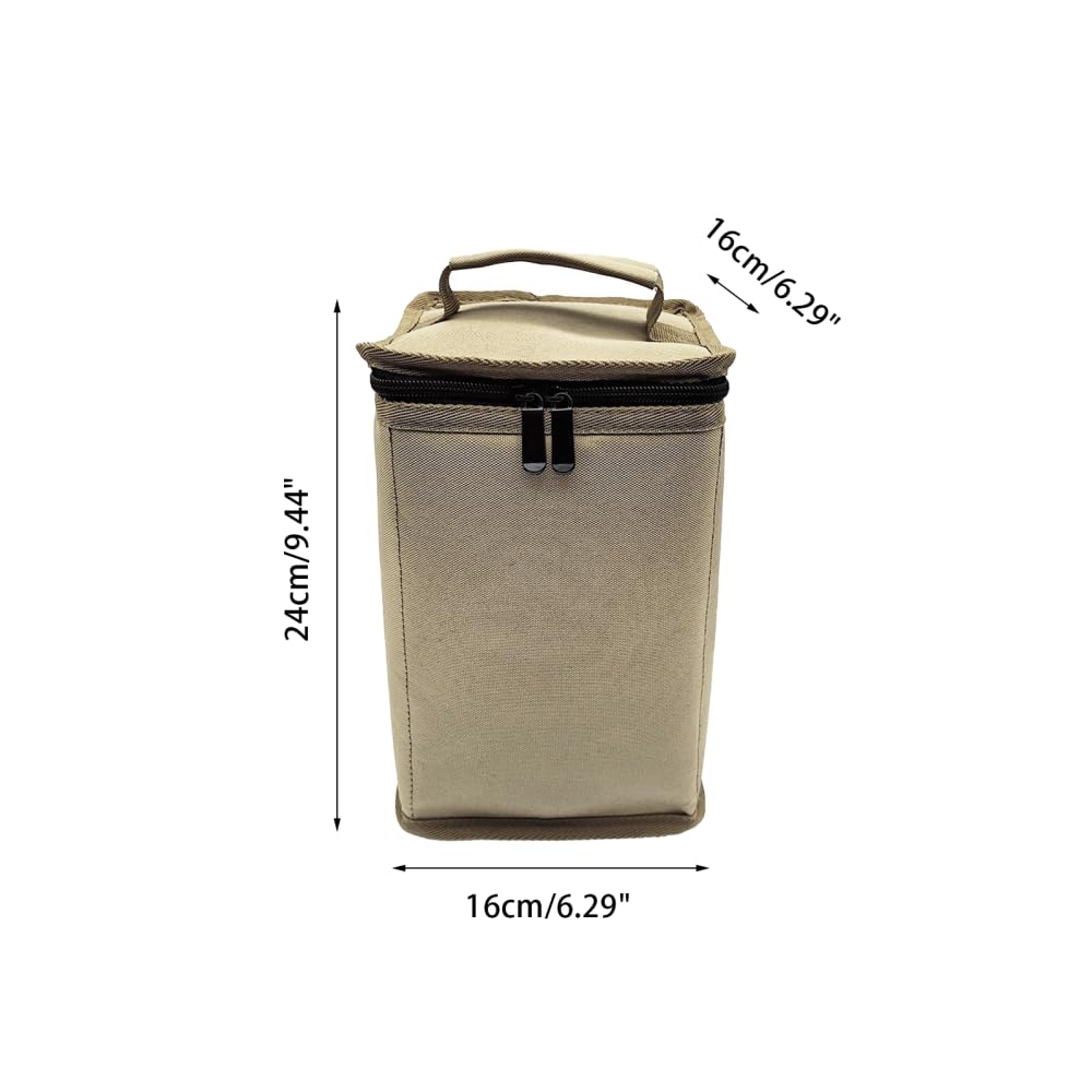 Fuel Cylinder Storage Bag, Butane Fuel Tank Cover with Handle Gas Cylinder Tank Accessories for Outdoor Camping Cooking