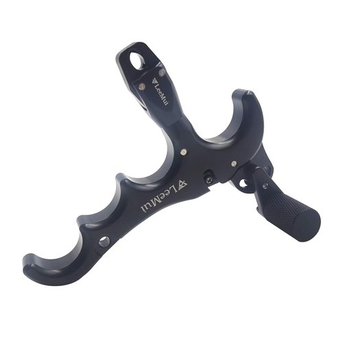 LeeMui Release Archery Release 360° Rotatable Thumb Release for Bow Archery Release Aids (Black 360SF)