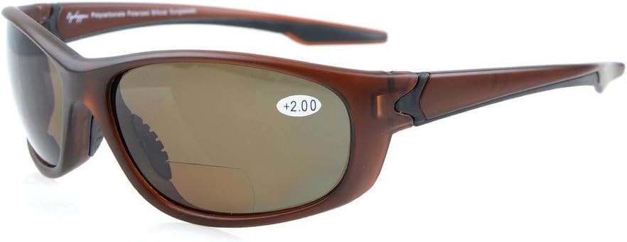 Eyekepper TR90 Unbreakable Sports Bifocal Sunglasses Baseball Running Fishing Driving Golf Softball Hiking