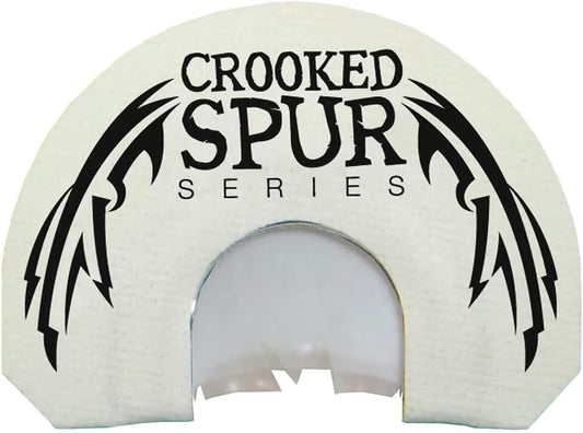 FOXPRO White V Cut Slash Crooked Spur Turkey Mouth Call Designed with 3 Reed Prophylactic