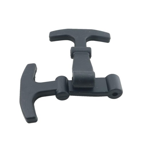 WELWIK 2PCS Black Cooler Latch Silicone Replacements Lid Door Lock Part Compatible with Yeti RTIC Cooler