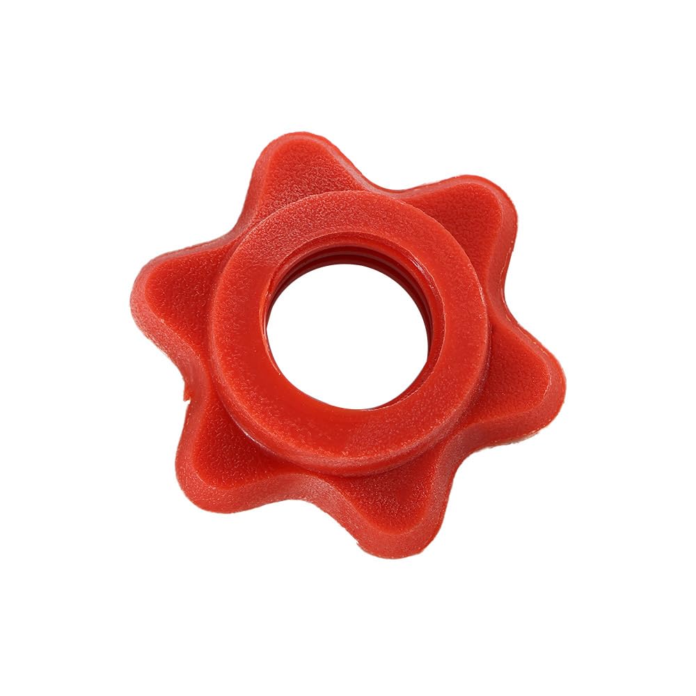 5Pcs Spinlock Collars,Anti-Slip Barbell Clips Dumbbell Hex Nut Barbell Spin-Lock Collars Screw Clamps for Dumbell Weight Lifting Fitness Training