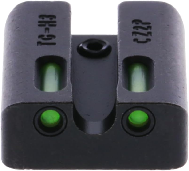 Truglo TFX PRO Night Sight for Handguns - Glowing Tritium & Fiber Optic, Compact & Durable