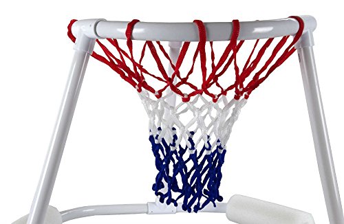 Floating Basketball Game for Pool - Super Hoops with Real Feel Net & Foam Float - Kids & Adults Summer Water Toy (Resin Tube, Variation of THIS listing)