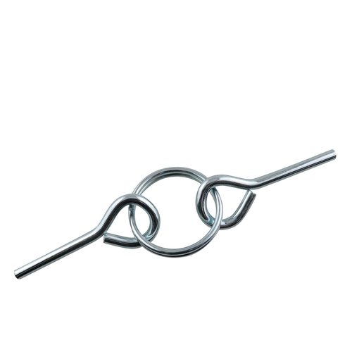 Tent Pole Rings and 2 Pins JCBIZ 4pcs Stainless Steel Rings with 2 Pins for Outdoor Camping Hiking Travel