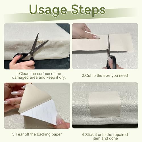 Canvas Repair Tape Self-Adhesive Waterproof Patch - 3x79 Inches Light Brown