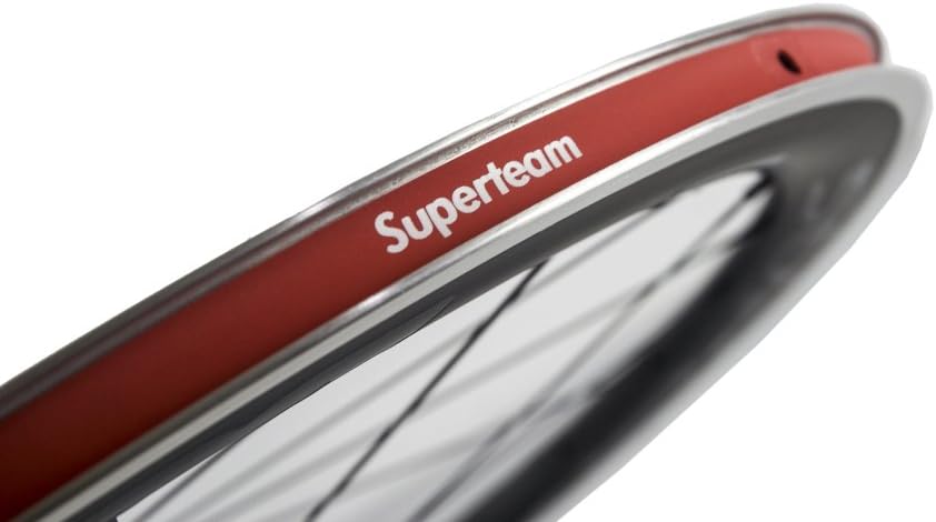 Superteam 50mm Depth Clincher Rim with Alloy Brake Surface Matte Finish Road Wheelset