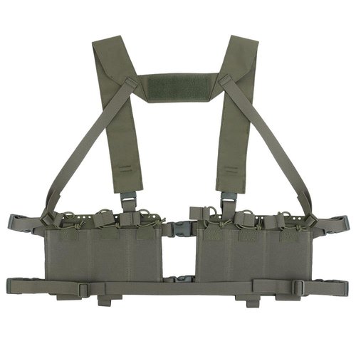 Shanyingquan Chest Rig Split Vest Quick Release MOLLE System Fit For Mag Pouch Radio GP Bag