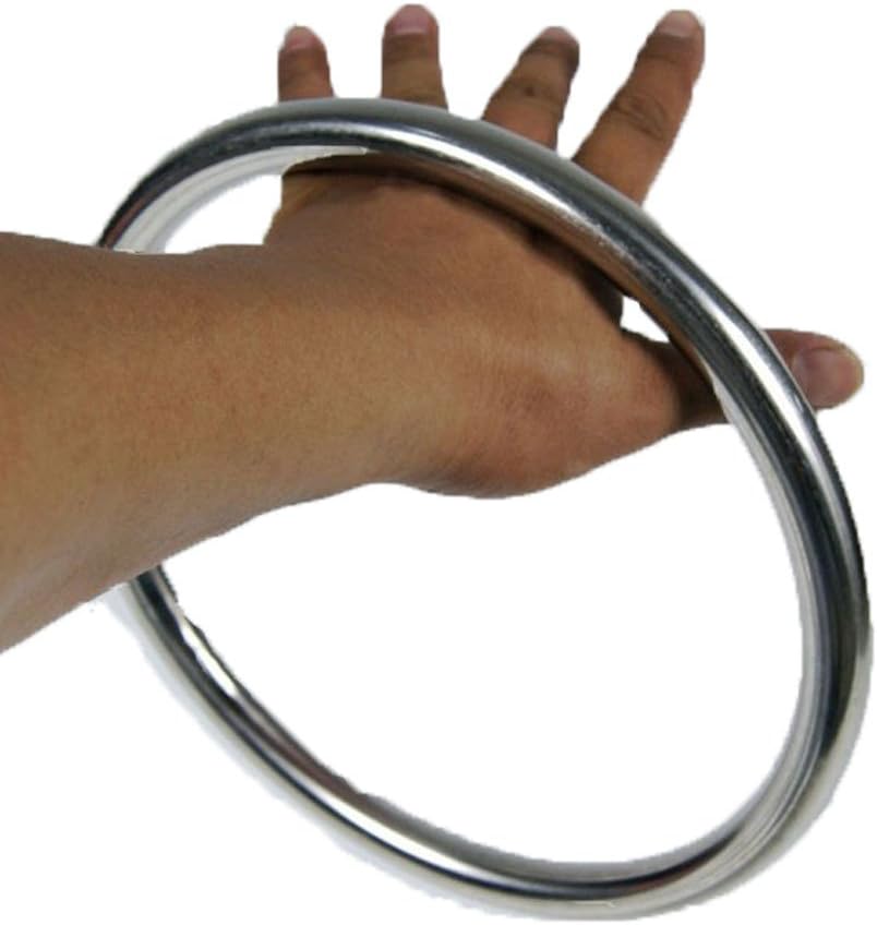 ZooBoo Wing Chun YeWen Sau Sticky Training Stainless Steel Rattan Ring Wing Tsun Ring 9 inch