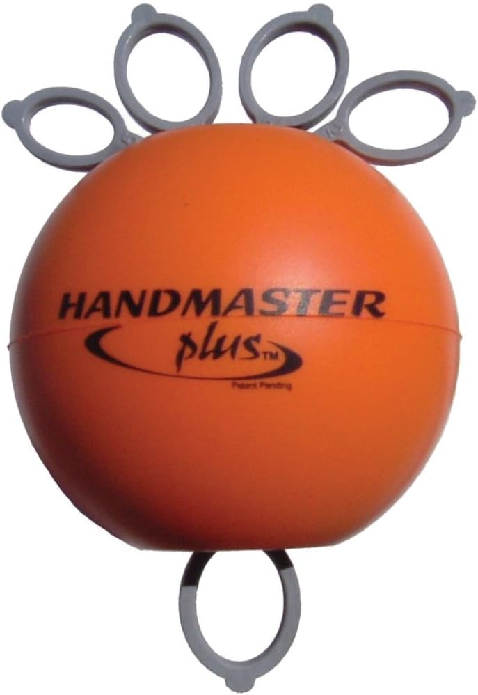 Physical Therapy Hand Exerciser - Forearm Exerciser with Stress Relief Ball - Hand Therapy Balls for Exercise, Training - Finger Exerciser & Strengthener - Soft Tension, Purple