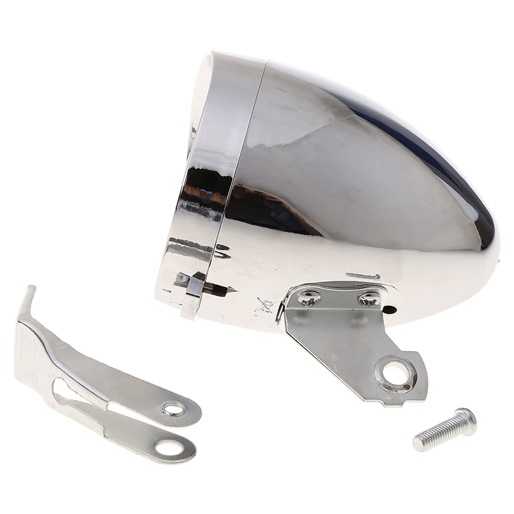 FGDTREE Classic Retro Streamlined Bicycle for Head Light LED Metal B Cycling Lighting Equipment