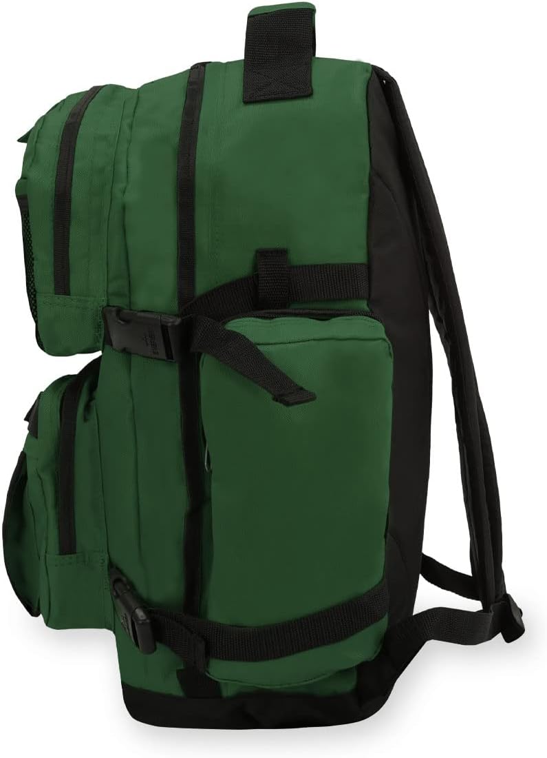 Everest Oversize Deluxe Backpack, Olive/Black, One Size