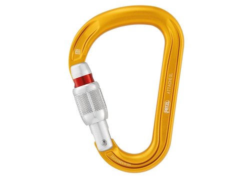 PETZL Verso Belay Device with Attache Screw-Lock Carabiner - Compact, Lightweight Belay Device, for One or Two Rope Strands While Climbing or Rappelling - Green