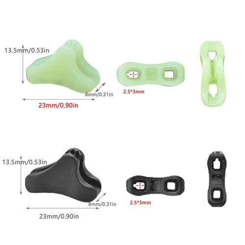 UtySty 20 Pack Ultralight Guyline Tensioners Tent Rope Tensioner Guy Line Tightener Adjuster Fluorescent Buckles Fastener for Utility Rope Shelter Canopy Tarp Paracord Ropes Tie Down Rope