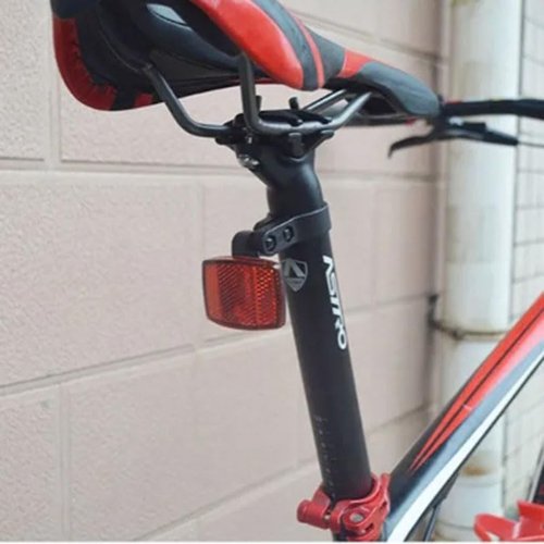Haidong Bike Safety Warning Reflector Bicycle Reflectors Kit with Reflective Tape Bike Front and Rear Reflector Bike Accessories-2PCS