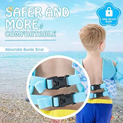 COVACURE Toddler Swim Vest - Swim Float for Girls and Boys 22-66lbs, Toddler Floaties for Child Learn Swiming Training, Infant Safety Swim Aid Jacket for 2-8 Years Old
