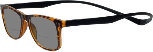Magz Astoria Classic Square Magnetic Polarized BiFocal Sunglasses Men/Women Rear Connecting Frame Reading Sunglass Readers