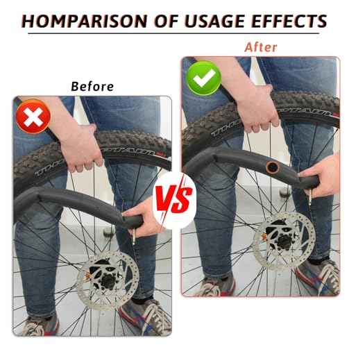Mozeat Lens 96Pcs Rubber Bike Tire Patches Not Self-Adhesive Rubber Patch Motor Bicycle Bike Tyre Tire Inner Tube Puncture Rubber Patches Repair Kit