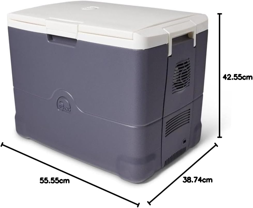 Igloo Iceless Thermoelectric Cooler, Portable Cooler Electric, Plug-in 12V Camping Fridge Cooler, Electric Ice Chest, Hielera Electrica