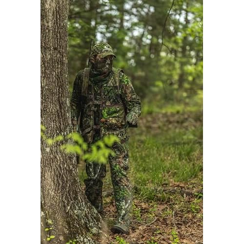 Mossy Oak Men's Tibbee Technical Lightweight Camo Hunting Shirt