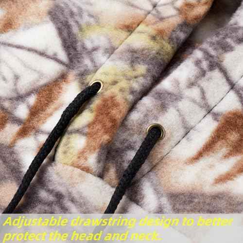 Face Mask, Balaclava, Camo Skiing Face Cover, Warm & Windproof Headwear for Men & Women, Hunting, Camping, Hiking