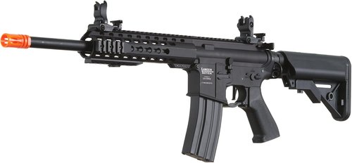 Lancer Tactical Gen 2 LT-19 M4 Carbine Airsoft AEG Rifle - 10" Electric, Full/Semi-Auto, Includes Battery & Charger