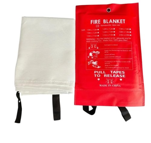 Emergency Fire Blanket - 2 Pack - Fire Suppression Blanket for Kitchen, 40” x 40”, for Home - Fiberglass Fire Extinguisher - Fire Safety & Emergency Supplies - Home Essentials. (2-Pack, 2.0, Count)