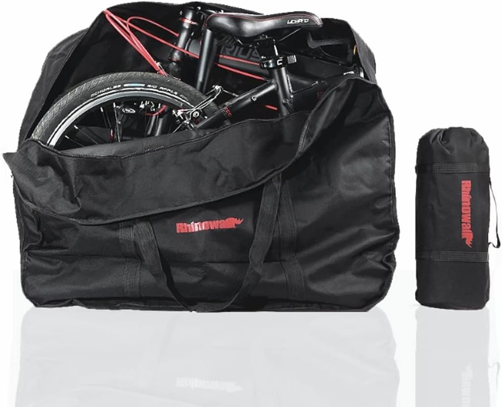 Folding Bike Bag 14 inch to 20 inch Bicycle Travel Carrier Case Box Carry Bag Pouch Bike Transport Case