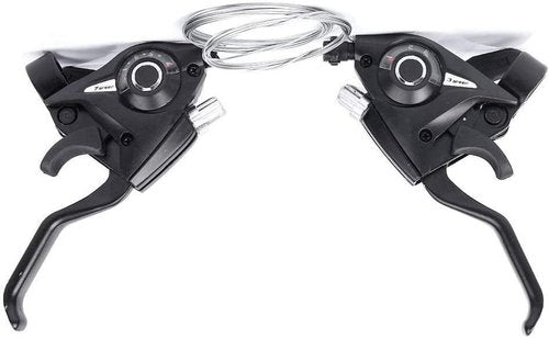 V-Brake ST-EF51 Set 3x7 Speed Shifter Brake Lever Combo MTB Bicycle Bike 21 Speed Brake/Shift Lever W/Brake Cable
