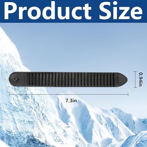 6 Pcs Snowboard Ladder Strap Binding-7.3" x 0.94" Snowboard Binding Straps Replacement-Snowboard Ankle Ladder Strap Binding for Ski Strap-in Binding Accessories